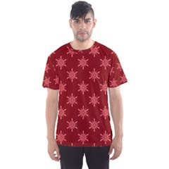 Illustrations Red Abstract Pattern Seamless Texture Men s Sport Mesh T-shirt