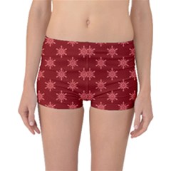 Illustrations Red Abstract Pattern Seamless Texture Boyleg Bikini Bottoms