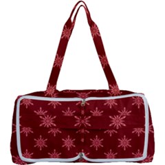 Illustrations Red Abstract Pattern Seamless Texture Multi Function Bag