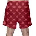 Illustrations Red Abstract Pattern Seamless Texture Men s Shorts View2