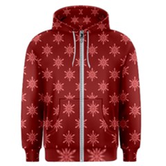 Illustrations Red Abstract Pattern Seamless Texture Men s Zipper Hoodie by Hannah976