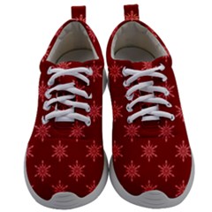 Illustrations Red Abstract Pattern Seamless Texture Mens Athletic Shoes