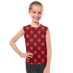 Illustrations Red Abstract Pattern Seamless Texture Kids  Mesh Tank Top