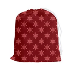 Illustrations Red Abstract Pattern Seamless Texture Drawstring Pouch (2xl)