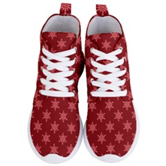 Illustrations Red Abstract Pattern Seamless Texture Women s Lightweight High Top Sneakers by Hannah976