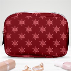 Illustrations Red Abstract Pattern Seamless Texture Make Up Pouch (small)