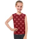 Illustrations Red Abstract Pattern Seamless Texture Kids  Mesh Tank Top View1