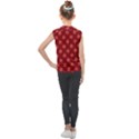 Illustrations Red Abstract Pattern Seamless Texture Kids  Mesh Tank Top View2