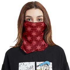 Illustrations Red Abstract Pattern Seamless Texture Face Covering Bandana (two Sides)