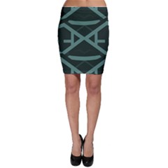 Geometric Design 01 Bodycon Skirt