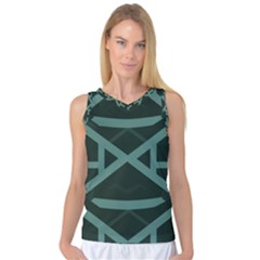 Geometric Design 01 Women s Basketball Tank Top