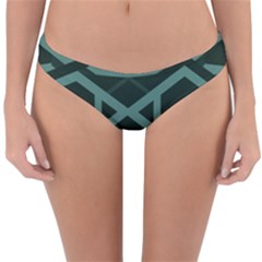 Geometric Design 01 Reversible Hipster Bikini Bottoms