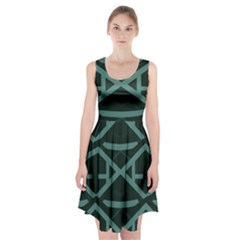 Geometric Design 01 Racerback Midi Dress