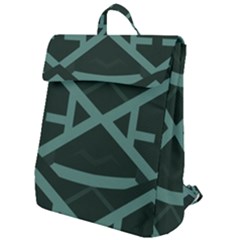 Geometric Design 01 Flap Top Backpack