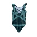 Geometric Design 01 Kids  Frill Swimsuit View2