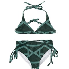 Geometric Design 01 Kids  Classic Bikini Set