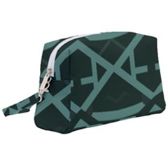 Geometric Design 01 Wristlet Pouch Bag (large)