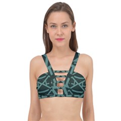 Geometric Design 01 Cage Up Bikini Top