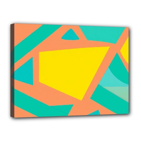 Geometric Design 02 Canvas 16  X 12  (stretched)