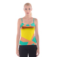 Geometric Design 02 Spaghetti Strap Top by myclothy