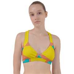 Geometric Design 02 Sweetheart Sports Bra