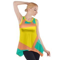 Geometric Design 02 Side Drop Tank Tunic