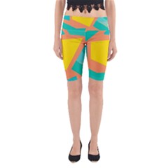 Geometric Design 02 Yoga Cropped Leggings