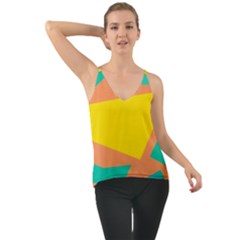 Geometric Design 02 Chiffon Cami