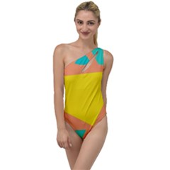 Geometric Design 02 To One Side Swimsuit