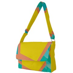 Geometric Design 02 Full Print Messenger Bag (s)