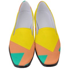 Geometric Design 02 Women s Classic Loafer Heels