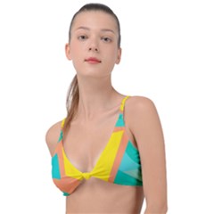 Geometric Design 02 Knot Up Bikini Top