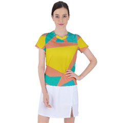 Geometric Design 02 Women s Sports Top by myclothy