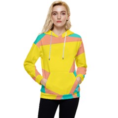 Geometric Design 02 Women s Lightweight Drawstring Hoodie