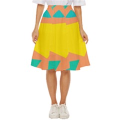 Geometric Design 02 Classic Short Skirt