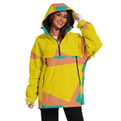 Geometric Design 02 Women s Ski And Snowboard Waterproof Breathable Jacket by myclothy