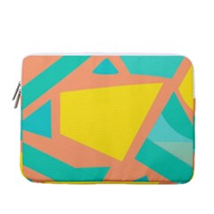 Geometric Design 02 13  Vertical Laptop Sleeve Case With Pocket by myclothy