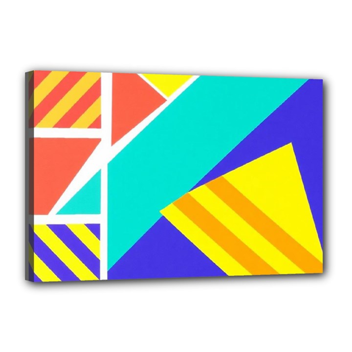 Geometric  Design 04 Canvas 18  x 12  (Stretched)