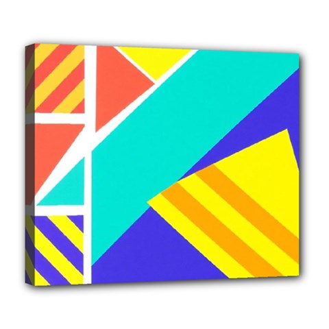 Geometric  Design 04 Deluxe Canvas 24  X 20  (stretched)