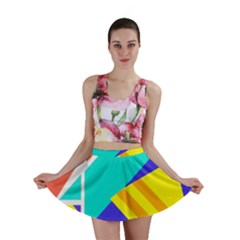 Geometric  Design 04 Mini Skirt