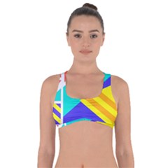 Geometric  Design 04 Got No Strings Sports Bra by myclothy