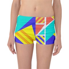 Geometric  Design 04 Reversible Boyleg Bikini Bottoms by myclothy