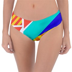 Geometric  Design 04 Reversible Classic Bikini Bottoms