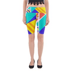 Geometric  Design 04 Yoga Cropped Leggings