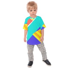 Geometric  Design 04 Kids  Raglan T-shirt