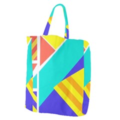 Geometric  Design 04 Giant Grocery Tote