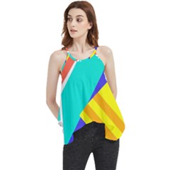 Geometric  Design 04 Flowy Camisole Tank Top