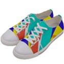 Geometric  Design 04 Women s Low Top Canvas Sneakers View2