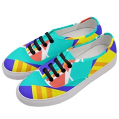 Geometric  Design 04 Women s Classic Low Top Sneakers by myclothy