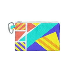 Geometric  Design 04 Canvas Cosmetic Bag (small)